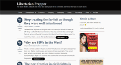 Desktop Screenshot of libertarianprepper.com