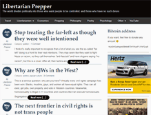 Tablet Screenshot of libertarianprepper.com